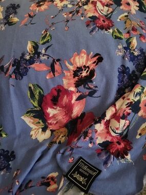 Milkmaid Goods Floral Baby Blanket/Swaddle- Purple And Pinks